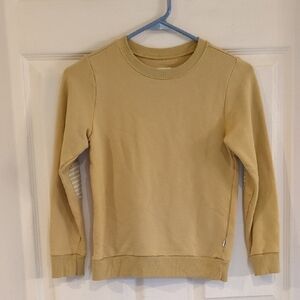 Little Sleepies Play Yellow Sweatshirt Size 8 GUC Bamboo